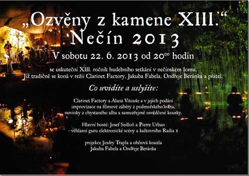 Clarinet Factory / Ozvěny z kamene
